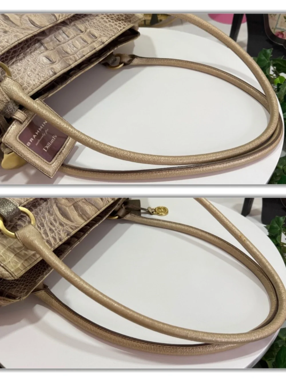 RECHERCHE BRAHMIN EXCLUSIVELY FOR DILLARD'S LIMITED EDITION CROC PURSE/HANDBAG!